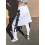 Пола-панталон в бяло