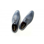 Стилни мъжки обувки, естествена кожа с декоративна перфорация / МН Tony синN