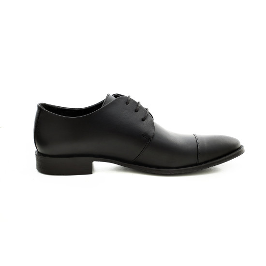Елегантни мъжки обувки от естествена кожа МН Eduardo 270101 черен | Мъжки официални обувки 