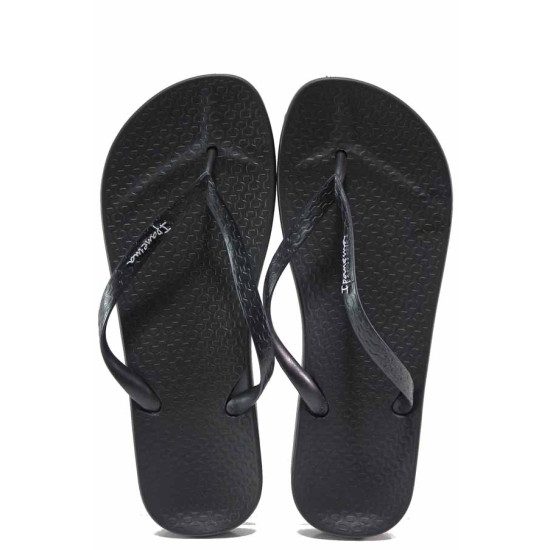 Анатомични бразилски чехли, еластично ходило от висококачествен PVC материал / Ipanema 82591 черен