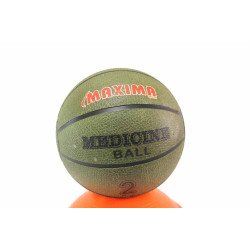 Медицинска топка, гумена, тегло 2кг, за деца и възрастни / Maxima 200611