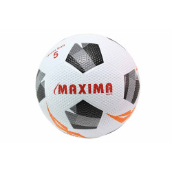 Футболна топка, гума, твърд терен, издръжлива / Maxima 20060005 бял
