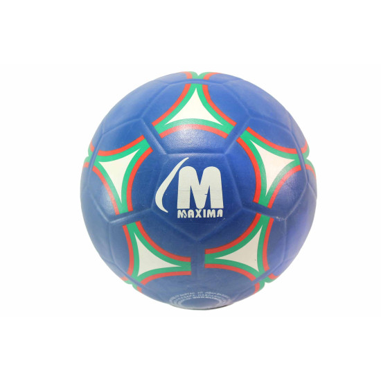 Гумена футболна топка, размер 4, за твърда настилка / Maxima street 200607 син