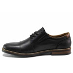 Мъжки обувки от естествена кожа, ANTISTRESS ходило, гъвкави, леки, елегантни / Rieker 13506-00 черен
