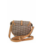 Компактна дамска чанта, еко-кожа, немска, регулируема дръжка / Marco Tozzi 2-61112-20 кафяв