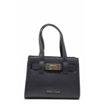 Дамска чанта, еко-кожа, допълнителна дълга дръжка, немска / Marco Tozzi 2-61107-20 черен
