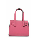 Кокетна дамска чанта, еко-кожа, малка, допълнителна дълга дръжка, немска / Marco Tozzi 2-61107-20 корал-розов