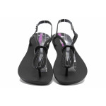 Анатомични дамски сандали, висококачествен PVC материал, бразилски, еластични / Ipanema 83247 черен
