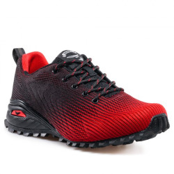 Юношески ежеднвени маратонки, динамичен дизайн, гъвкави / Grand Attack 30863-3 черен-червен
