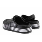 Юношески чехли-сандали, тип крокс, олекотени, гъвкави, перфорация / АБ 41-22 черен