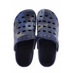 Масажни юношески чехли-сандали, гъвкав гумен материал, леки, тип крокс / АБ 82-23 син