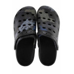 Мъжки чехли-сандали, тип крокс, масажни, олекотени, еластични / АБ 81-23 черен
