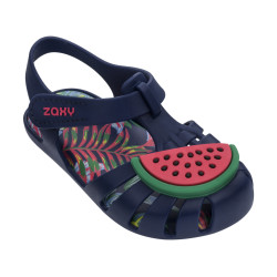 Детски сандали, висококачествено PVC, велкро лепенка, гъвкави / Bull ZAXY 82863/53569 син-зелен