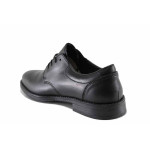 Анатомични мъжки обувки, естествена кожа, ANTISTRESS ходило, класически, елегантни / Rieker 10304-00 черен