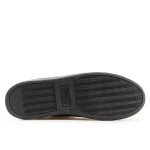 Спортни мъжки обувки, тип кец, еко-кожа, еластични, мемори пяна / Bull LC 702-09 черен