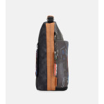 Дамска голяма чанта с щампи, дълга регулируема дръжка, част от уникалната колекция вдъхновена от Япония / Anekke 37803-248