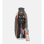 Модерна дамска чанта с 3 отделения, адаптивна регулируема дръжка, контрастиращ дизайн / Anekke 37803-188