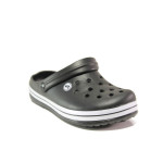 Юношески чехли-сандали /тип крокс/ АБ 06-19 черен | Дамски гумени чехли 