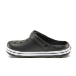 Юношески чехли-сандали /тип крокс/ АБ 06-19 черен | Дамски гумени чехли 