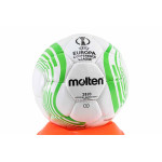 Реплика на футболна топка, PU кожа, одобрена, размер 5 / Molten F5C2810 бял-зелен