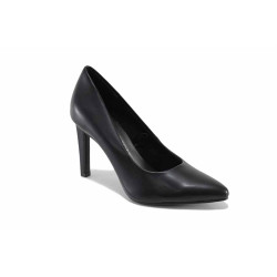 Анатомични дамски обувки на висок ток, елегантни с мемори пяна / Marco Tozzi 2-22415-41 черен