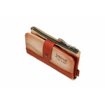 Дамско меко портмоне, RFID защита от кражба, послание за пътешествие и наспътваща пролет / Anekke 38809-907 бежов
