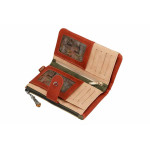 Дамско меко портмоне, RFID защита от кражба, послание за пътешествие и наспътваща пролет / Anekke 38809-907 бежов