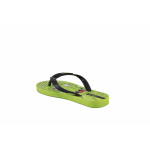 Детски анатомични чехли, PVC материал, лента между пръста, гъвкави, картинка с чудовище / Ю Ipanema 81567 зелен