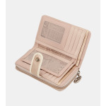 Дамско портмоне с RFID защита, преливащ ефект, бродерия / Anekke 38769-909 розов