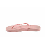 Анатомични дамски джапанки с лента между пръста, мека и еластична антиалергенна гума / Ipanema 82591 розов