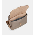 Маркова дамска чанта, еко-кожа, ефектни детайли, среден размер, дълга дръжка / Anekke 38703-349 бежов