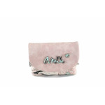 Уникално дамско портмоне, монетник, лого, бродерия, компактно / Anekke 38849-016 розов