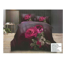 3D Спално бельо Purple Rose