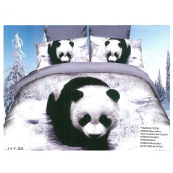 Спално бельо 3D Winter Panda
