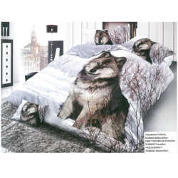 Спално бельо 3D Wolf