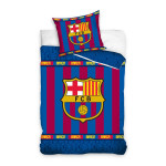 1+1 детско спално бельо от ранфорс Реал Мадрид и Love Barcelona