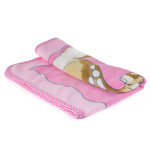 Висококачествено бебешко одеяло Сърничка розово