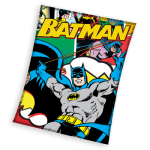 Детско висококачествено одеяло 1+1 Paw Patrol + Batman comics
