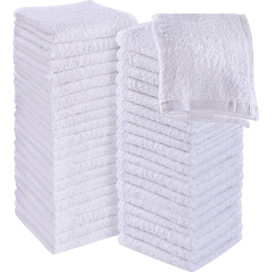 60бр. бели хавлиени кърпи за ръце