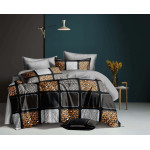 Цветно спално бельо Сафари в комплект с възглавница