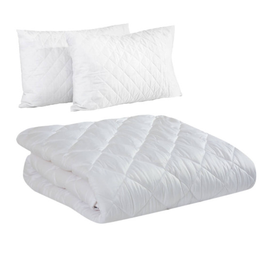 ПРОМО Лятна завивка за единично легло и възглавници