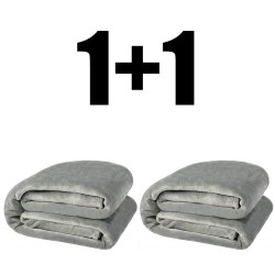 2 броя пухкаво одеяло ХИТ 150/210 в сиво