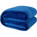 Пухкаво одеяло ХИТ 150/210 в синьо и зимна олекотена завивка