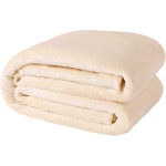 Пухкаво одеяло ХИТ 200/210 в бежово и зимна олекотена завивка