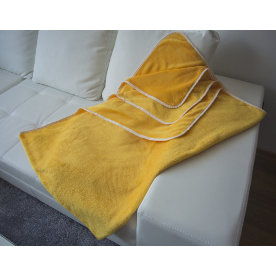 Поларено одеяло CORAL FLEEZE жълто