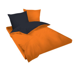 Спално бельо Оранжево и Черно ранфорс
