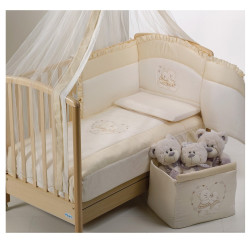 Луксозно бебешко спално бельо Инканто екрю