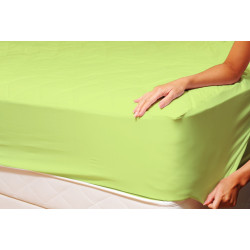 Долен чаршаф с ластик от ранфорс Green