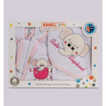 Бебешки хавлиен халат с хавлийка комплект Elephant