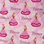 Детско спално бельо 100% памук Розови Принцеси